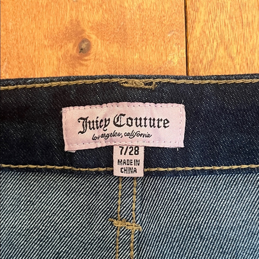 Juicy Couture Women's Navy High Rise Jeans - Picture 3 of 3